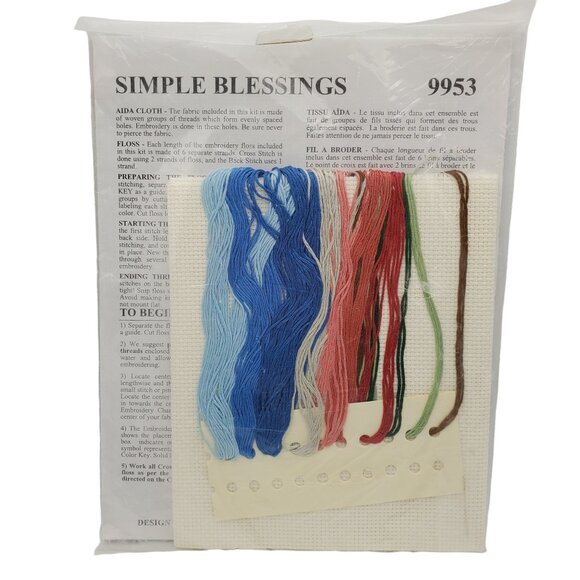 Simple Blessings Design Works Counted Cross Stitch Kit #9953 Craft 12" x 16" - Picture 2 of 5